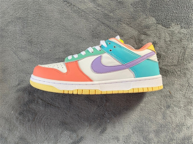 Men's Dunk Low Orange/White/Aqua Shoes 0406 Men's Dunk Low Orange/White/Aqua Shoes 0406